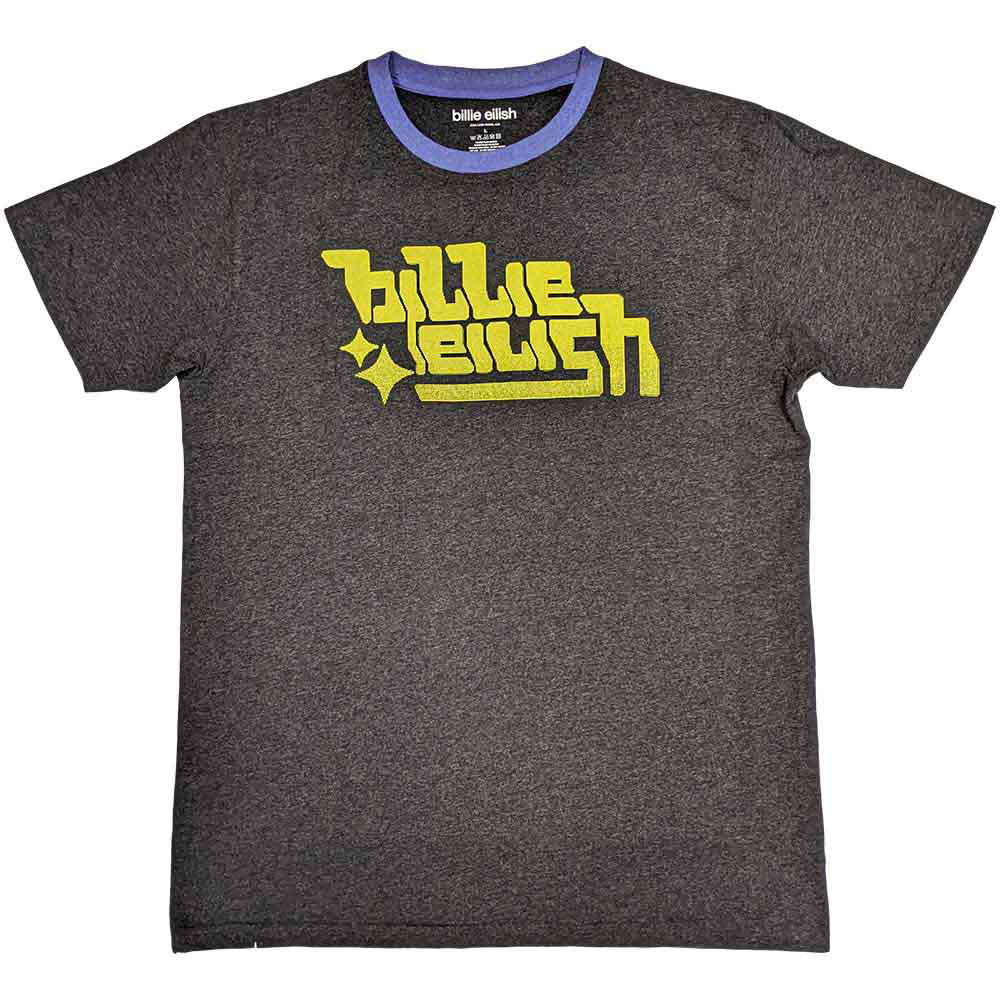 Billie Eilish Neon Green Logo T-shirt Front