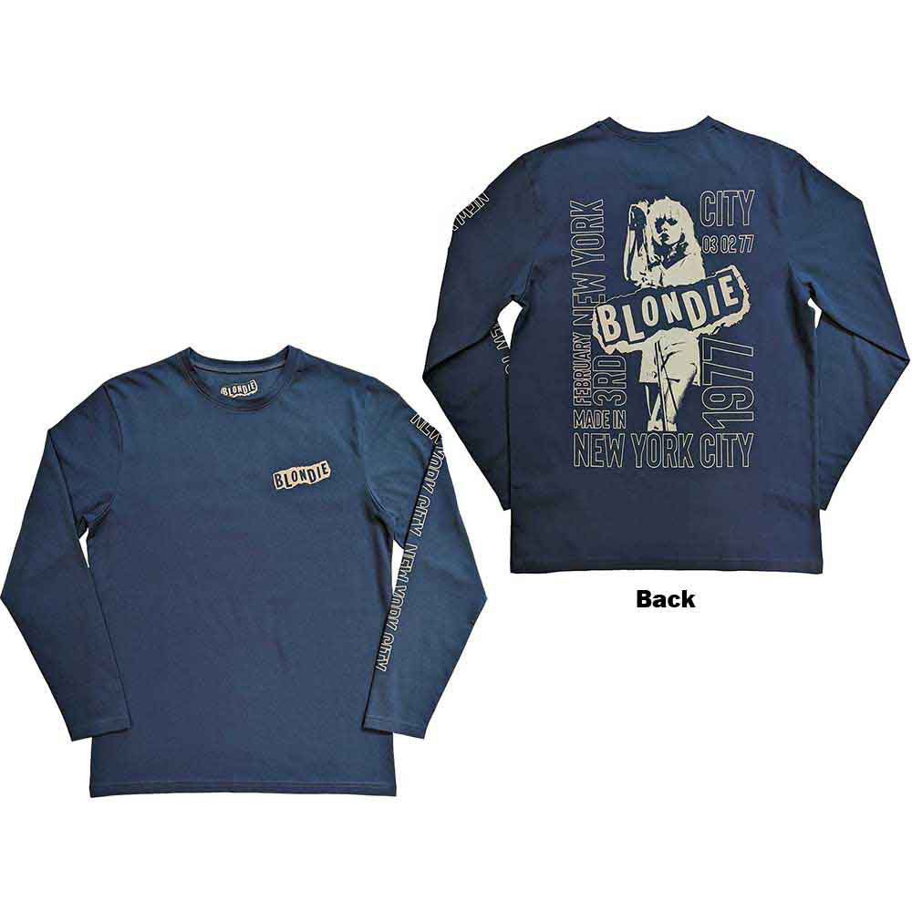 Blondie Nyc '77 Long Sleeve Front