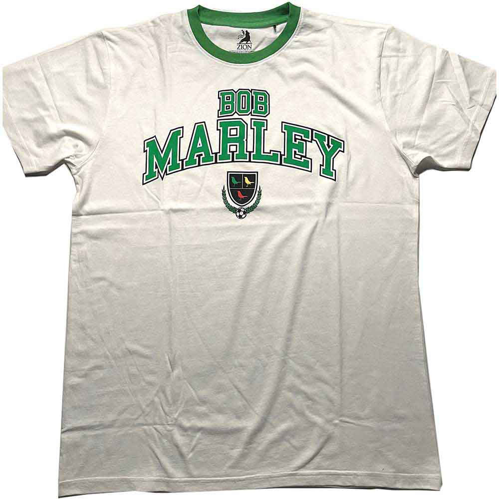 Bob Marley Collegiate Crest T-shirt Front