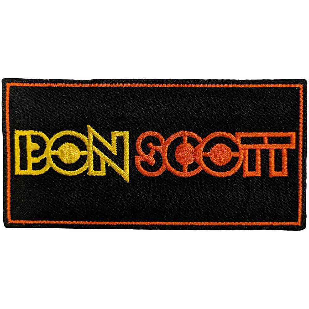 Bon Scott Logo Woven Patch Front