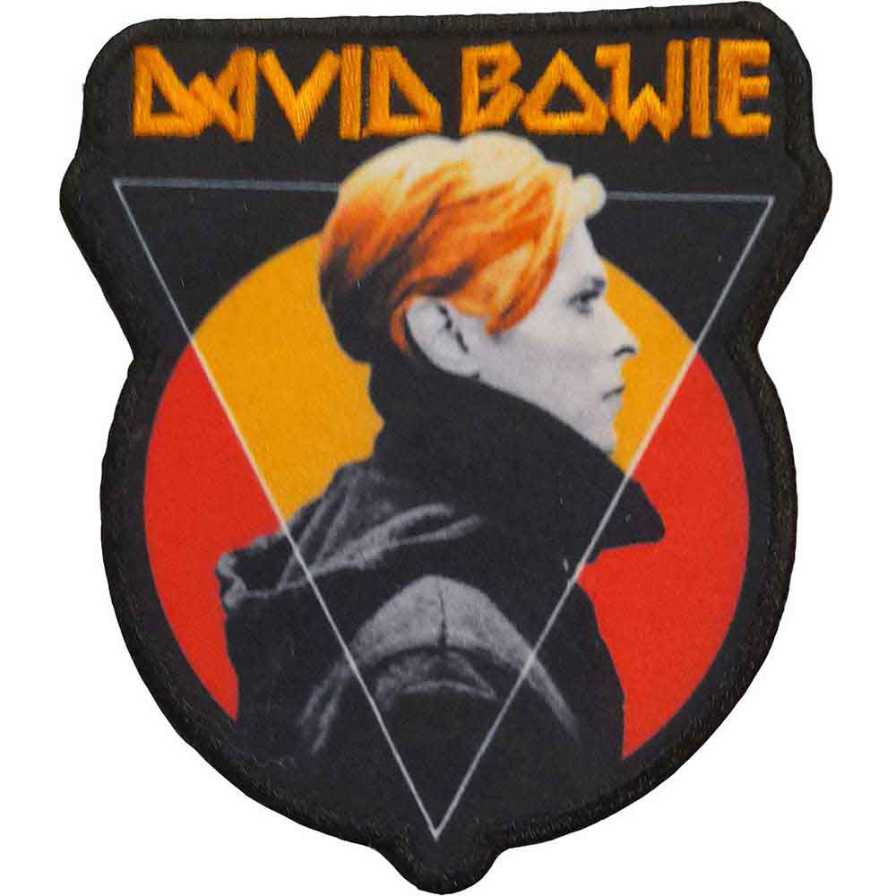 David Bowie Triangle Woven Patch Front