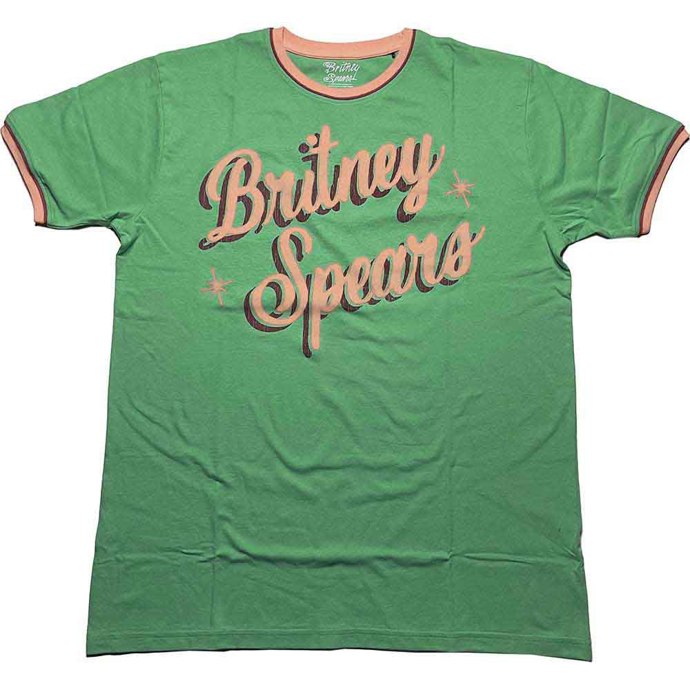 Britney Spears Retro Text T-shirt Front