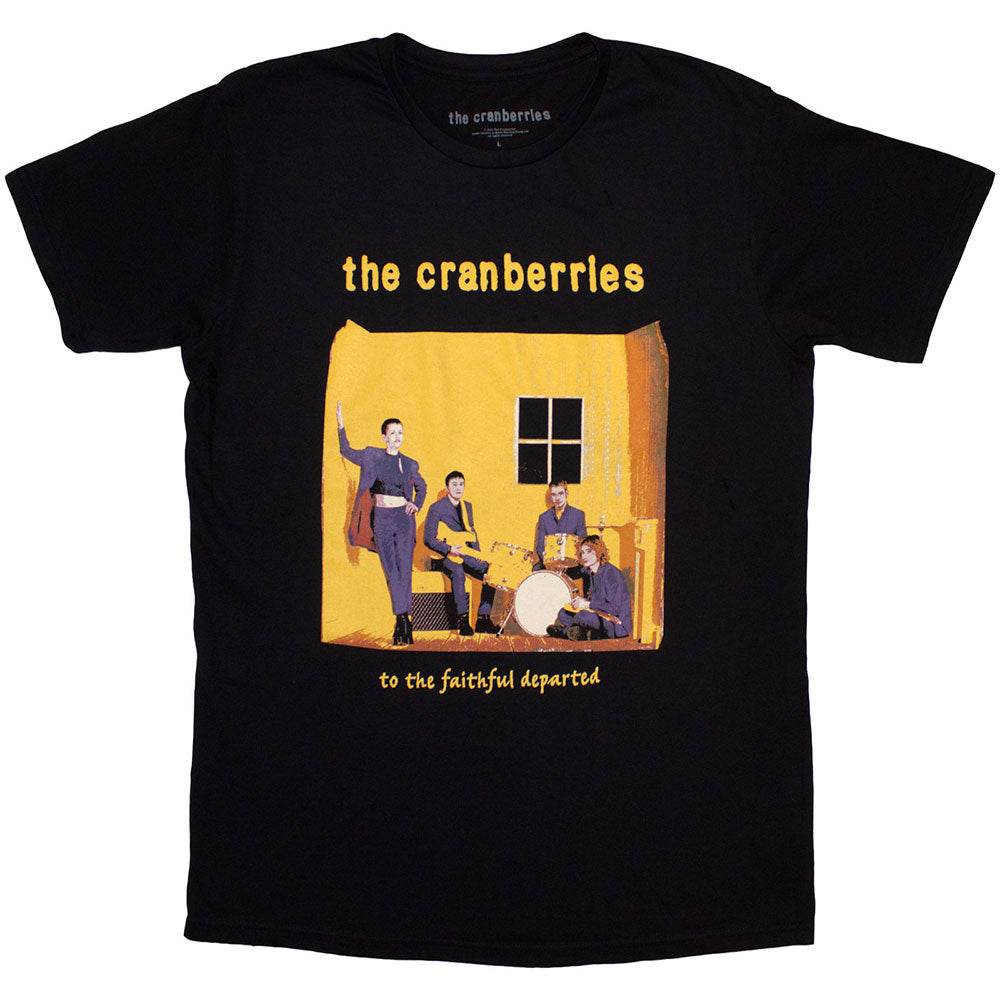 Cranberries Faithfully Departed Cover T-shirt Front