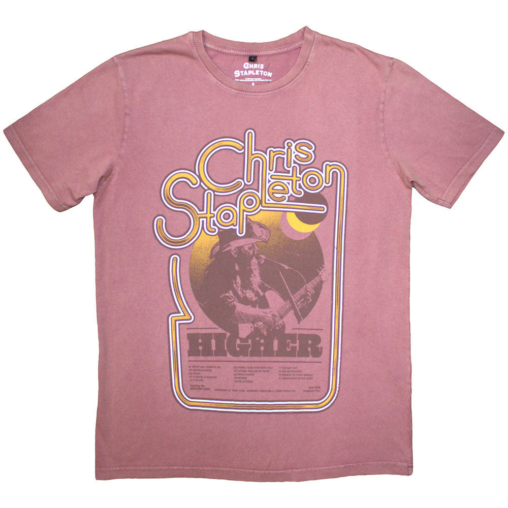 Chris Stapleton Higher Stone Wash T-shirt Front