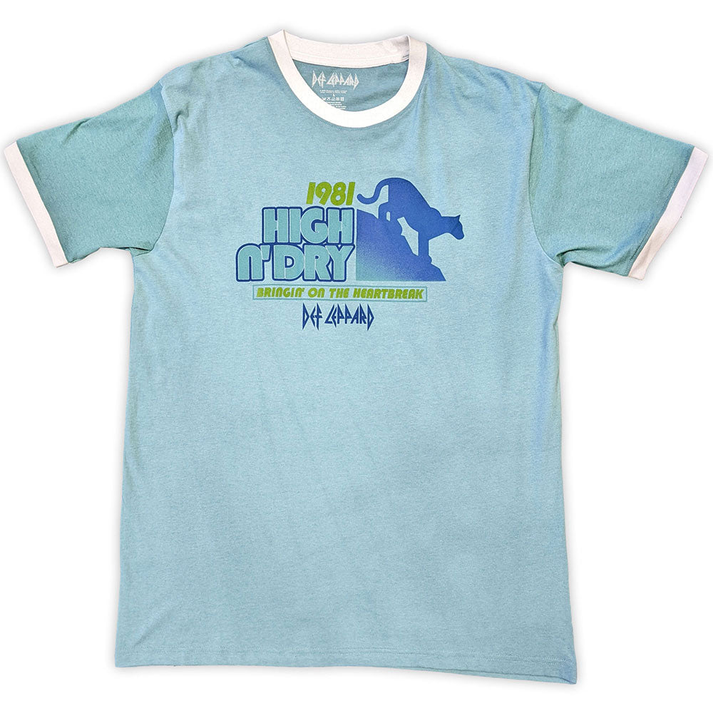 Def Leppard High N' Dry T-shirt Front