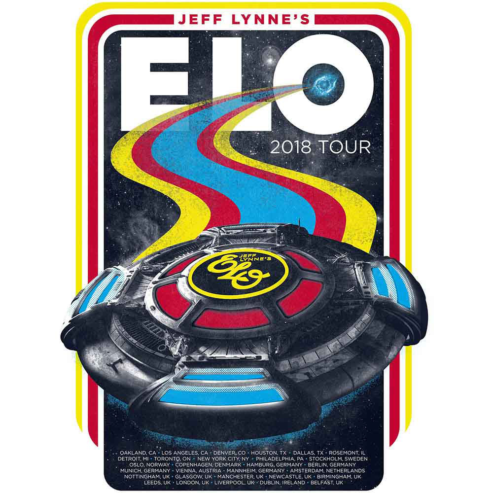 Electric Light Orchestra 2018 Tour Domestic Poster Front
