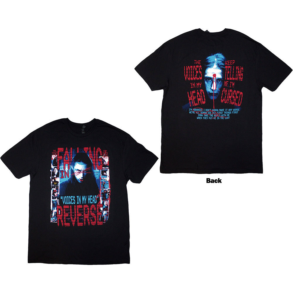 Falling In Reverse Voice Collage T-shirt Front