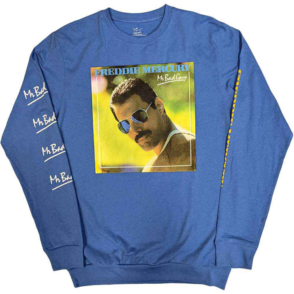 Freddie Mercury Mr Bad Guy Long Sleeve Front