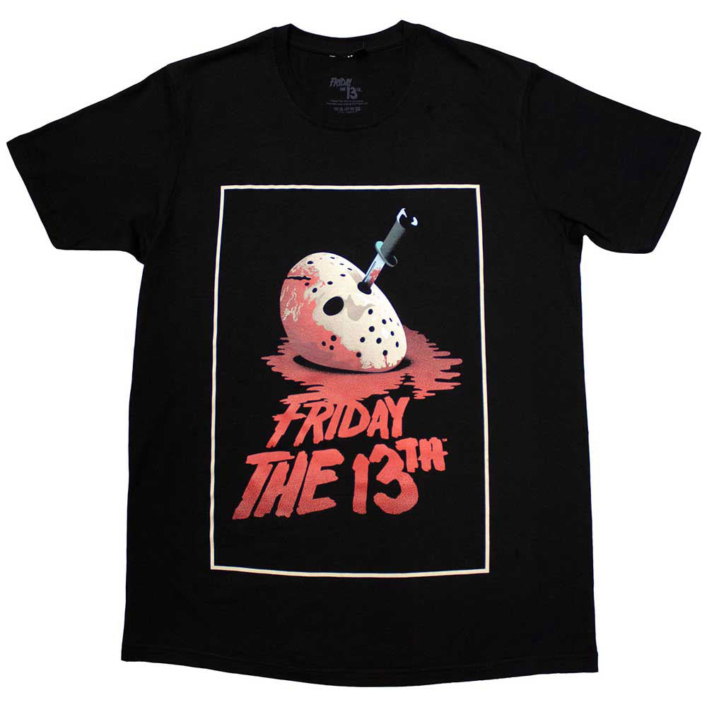 Friday The 13th Jason Blood Mask T-shirt Front