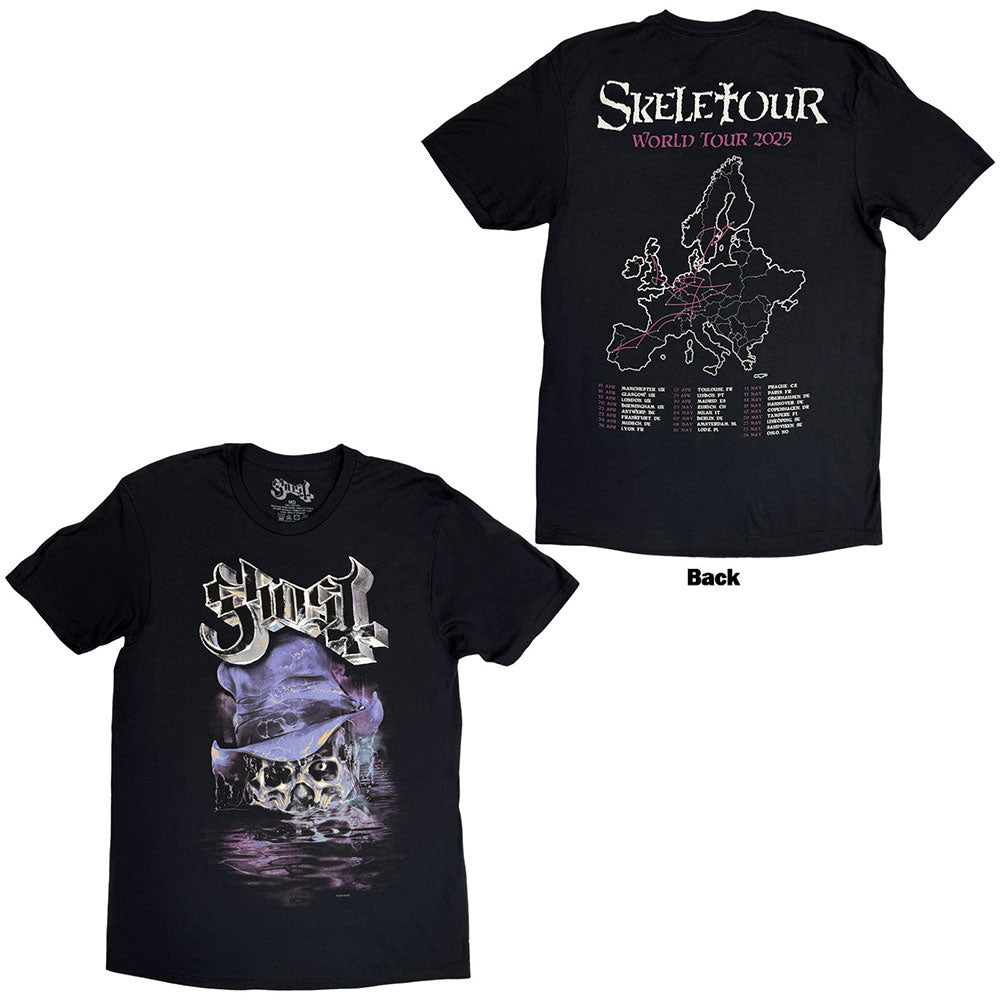 Ghost Skeletour Admat '25 Tour Dates T-shirt Front