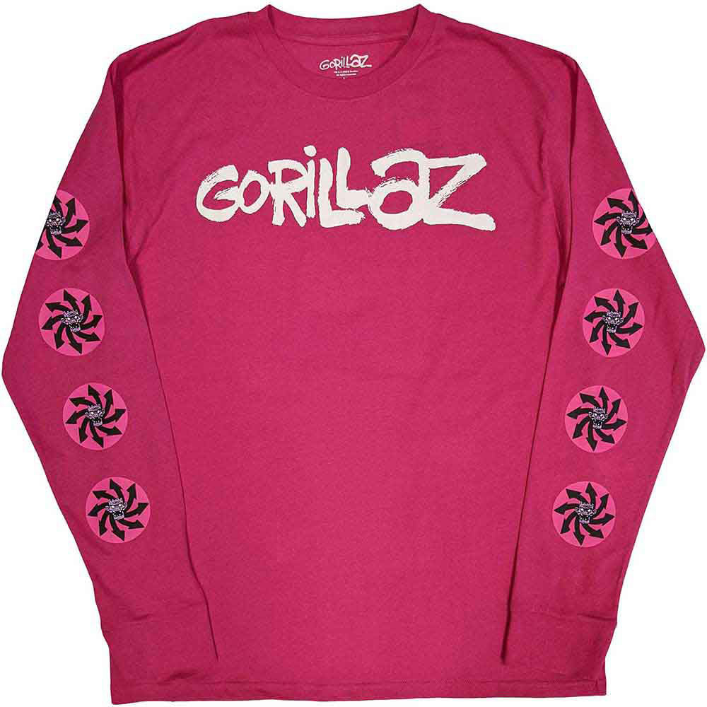 Gorillaz Repeat Pazuzu Long Sleeve Front