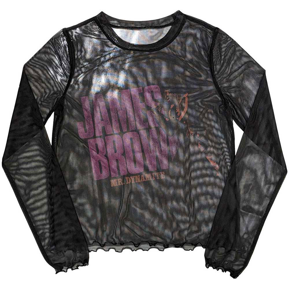 James Brown Mr Dynamite Girls Jr Long Sleeve Front