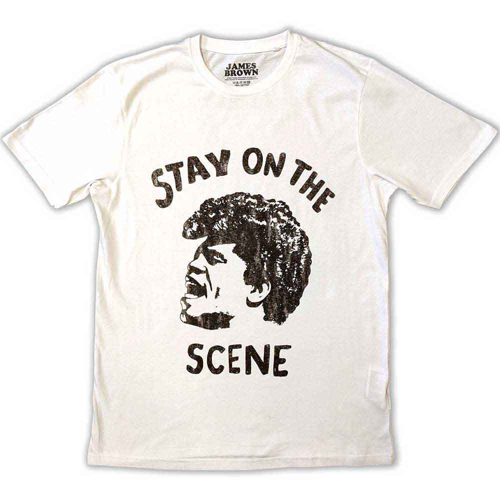 James Brown Stay On The Scene T-shirt Front