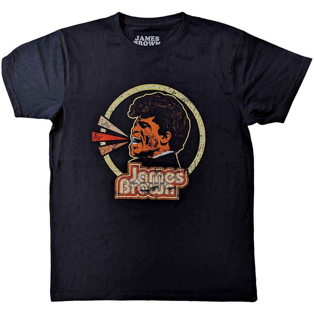 James Brown Circle & Logo T-shirt Front