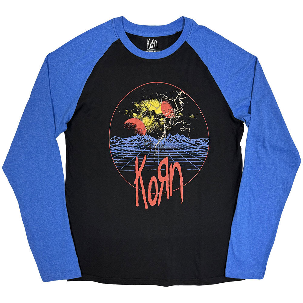 Korn Wireframe Space Baseball Jersey Front