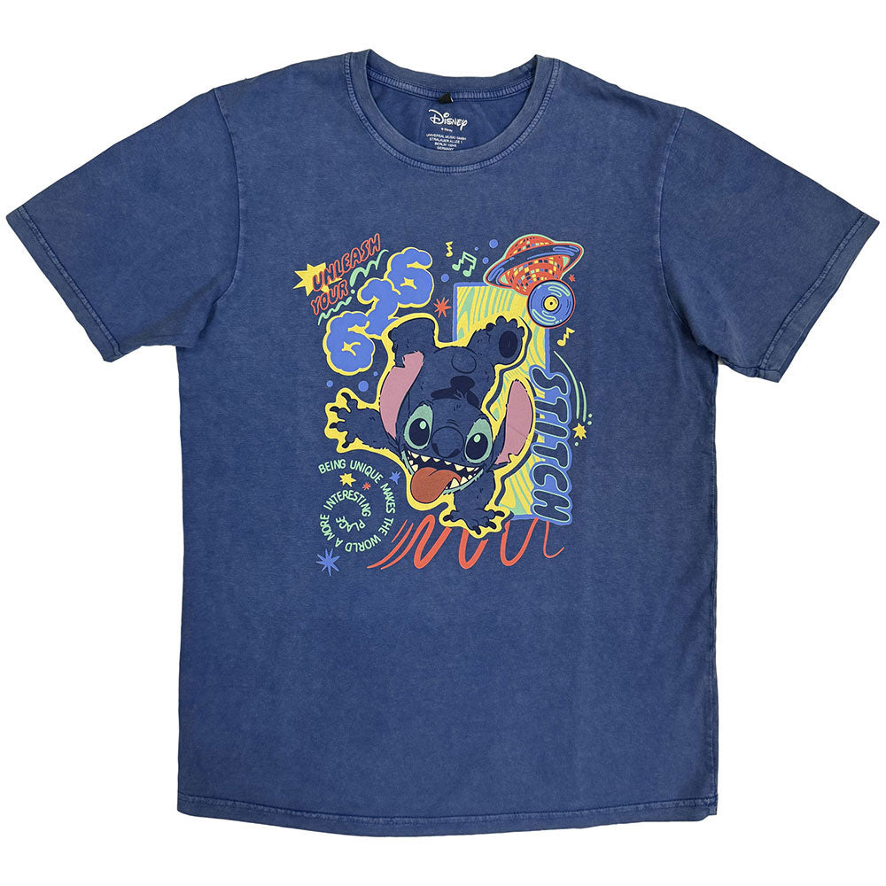 Disney Lilo & Stitch 626 Handstand Stone Wash T-shirt Front
