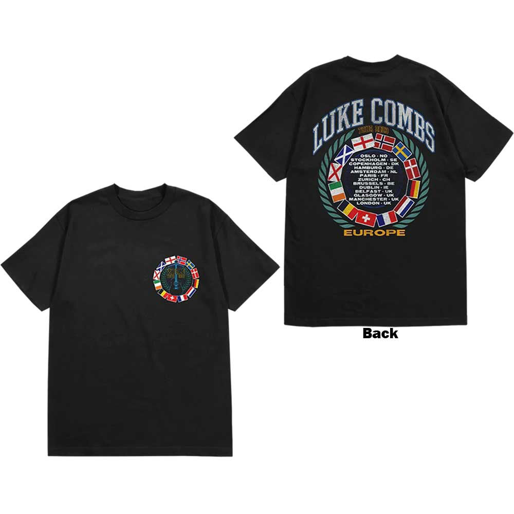 Luke Combs Tour '23 Flag T-shirt Front