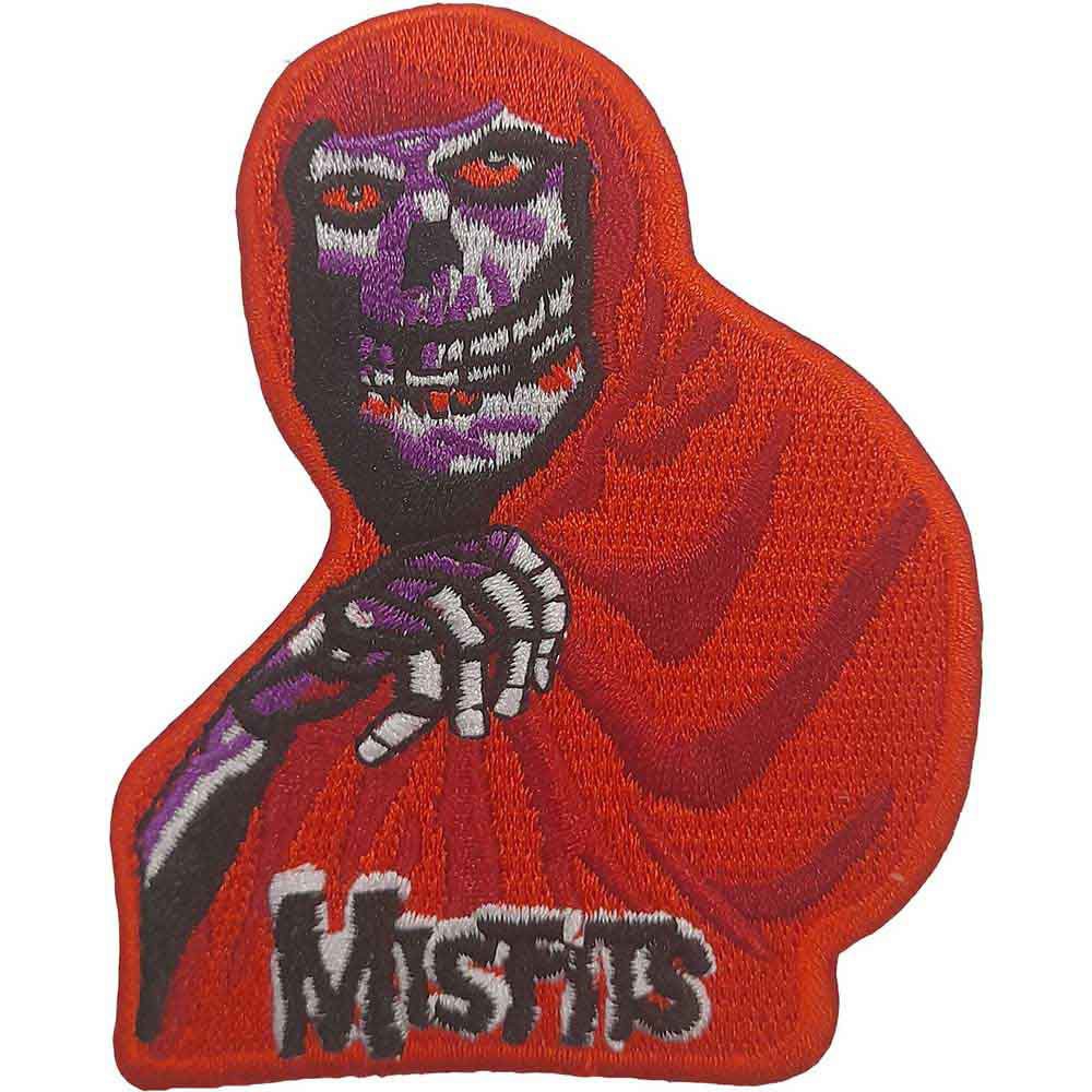 Misfits Red Cape Fiend Woven Patch Front
