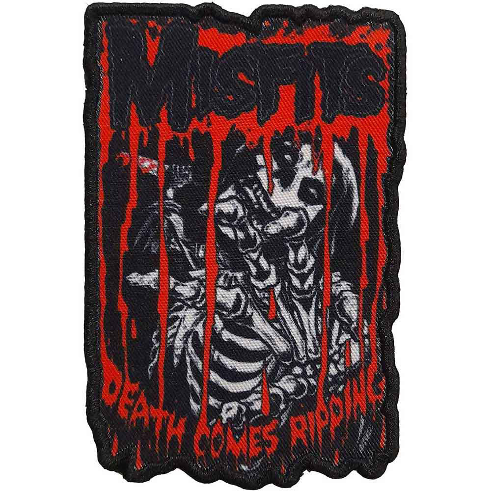 Misfits Death Comes Ripping Woven Patch Front