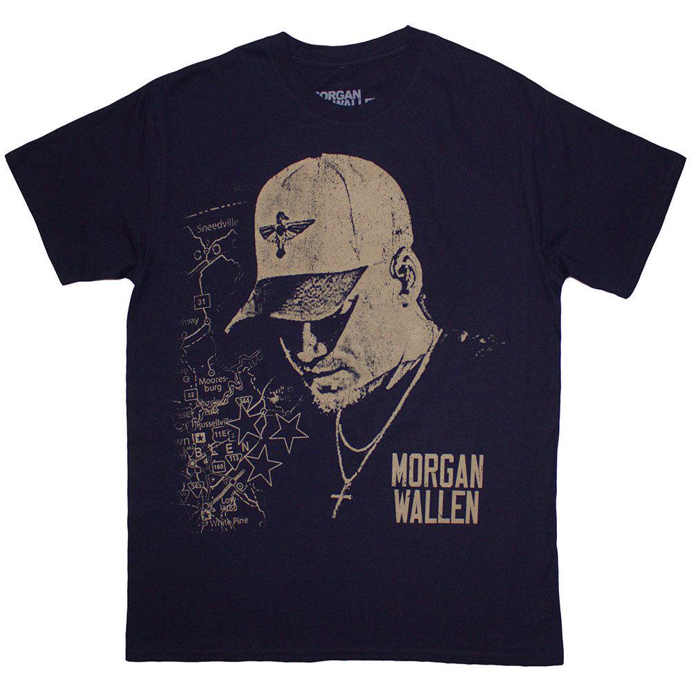 Morgan Wallen Cap T-shirt Front