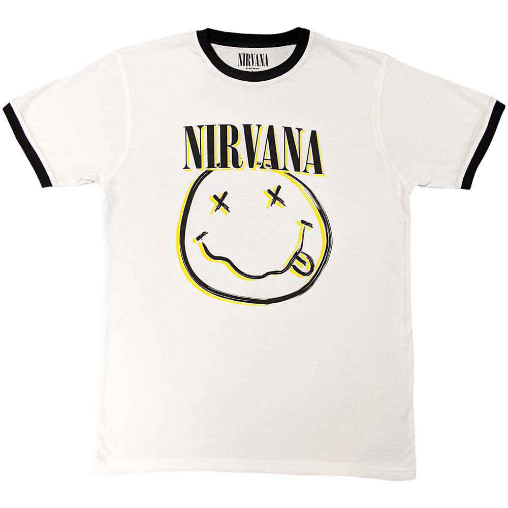 Nirvana Double Happy Face T-shirt Front