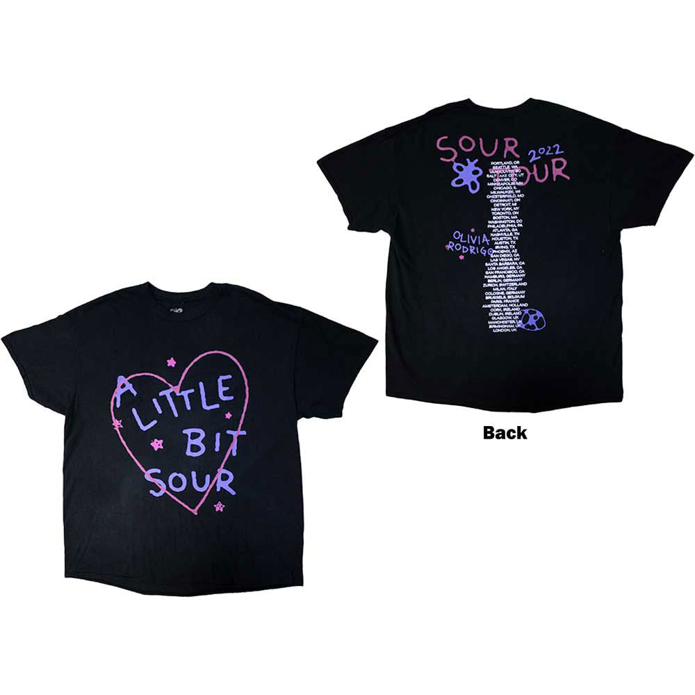 Olivia Rodrigo A Little Bit Sour T-shirt Front