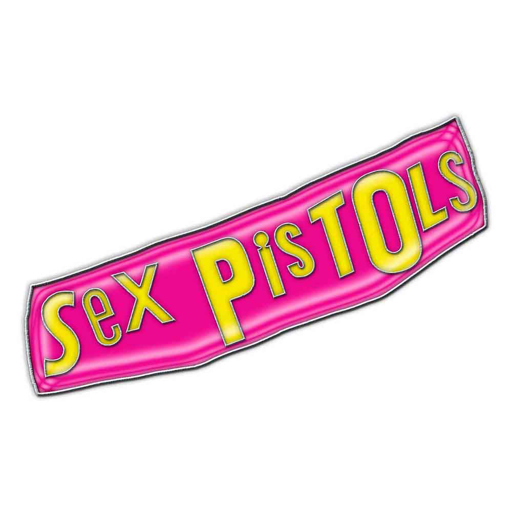 Sex Pistols Logo Pewter Pin Badge Front