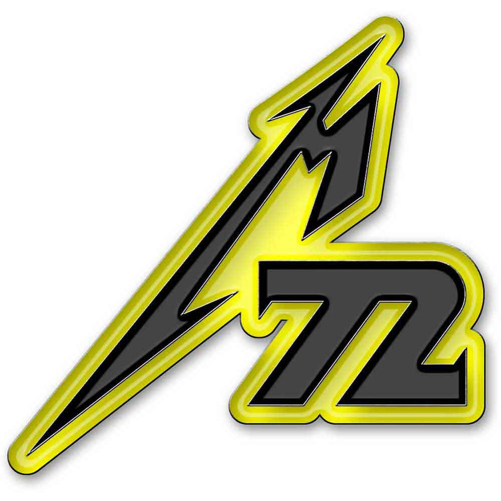 Metallica M72 Pewter Pin Badge Front