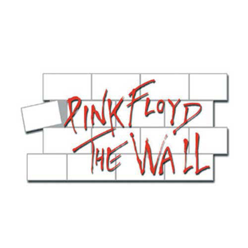Pink Floyd The Wall Logo Pewter Pin Badge Front