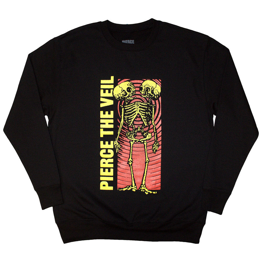 Pierce The Veil Wavy Skeleton Sweatshirt Front