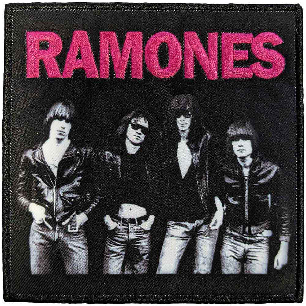 Ramones Band Photo Woven Patch Front