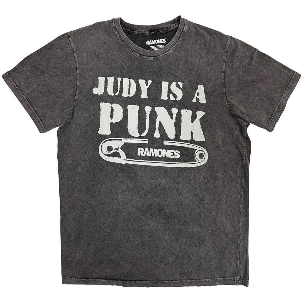 Ramones Judy Stone Wash T-shirt Front