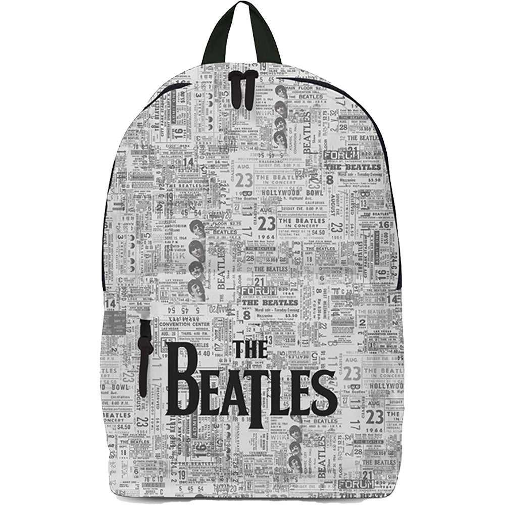 Beatles Tickets Backpack Front