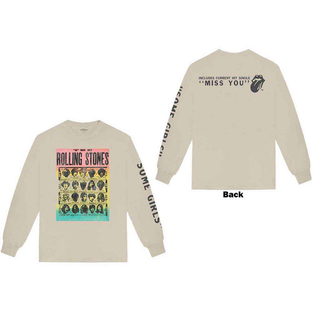 Rolling Stones Some Girls Long Sleeve Front