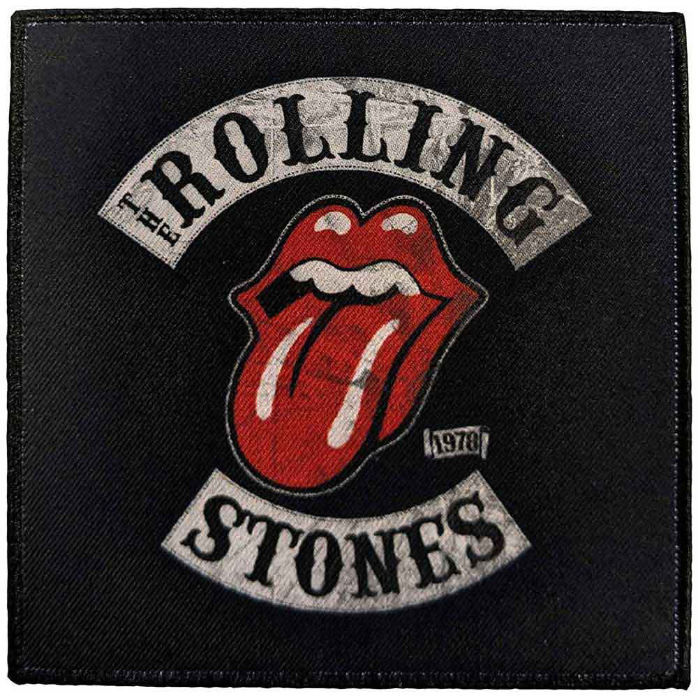 Rolling Stones Tour '78 Woven Patch Front