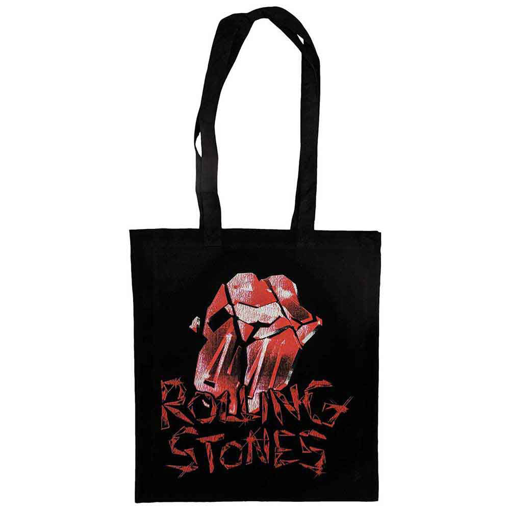Rolling Stones Hackney Diamonds Cracked Glass Tongue Wallets & Handbags