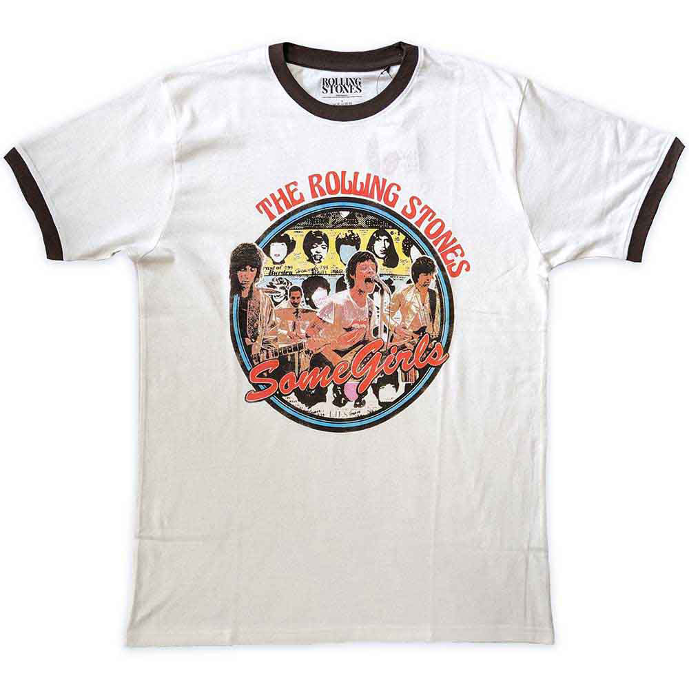 Rolling Stones Some Girls Circle T-shirt Front