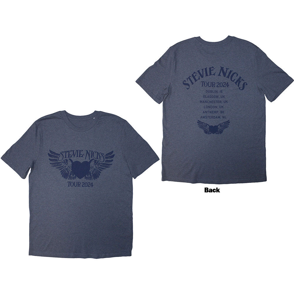 Stevie Nicks Tour '24 Winged Heart T-shirt Front