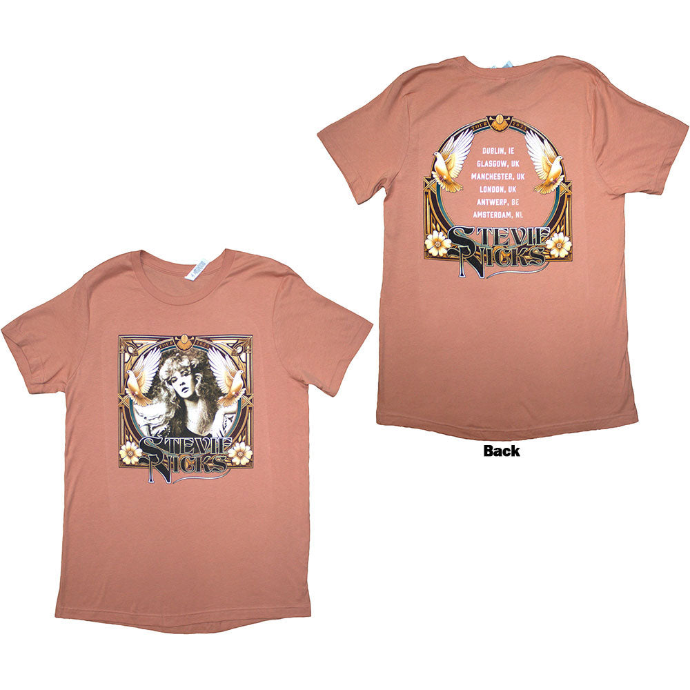 Stevie Nicks Tour '24 Retro Photo T-shirt Front