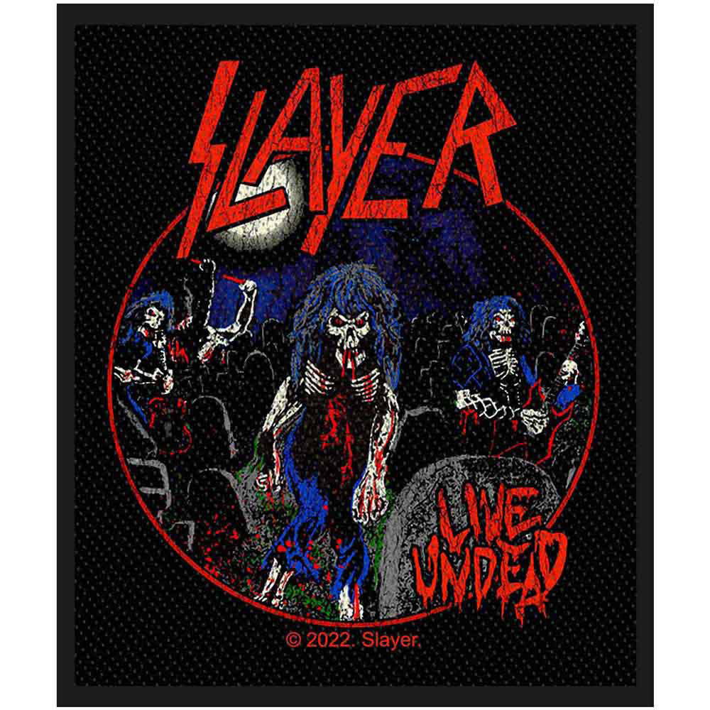 Slayer Live Undead Woven Patch Front