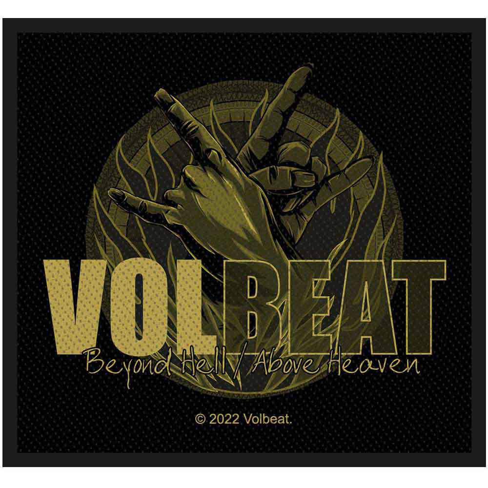 Volbeat Beyond Hell Woven Patch Front