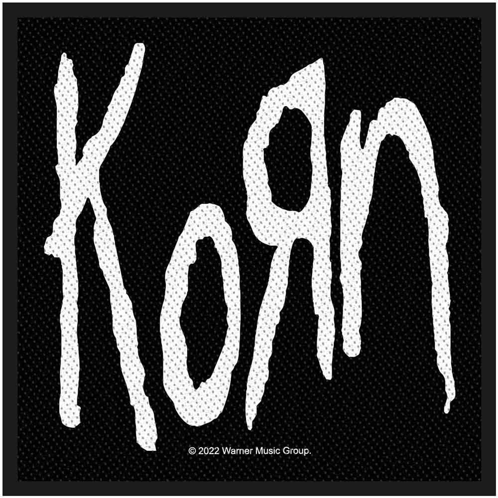 Korn Logo Woven Patch Front