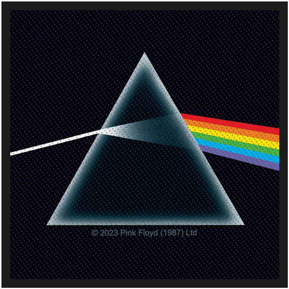 Pink Floyd Dark Side Of The Moon Woven Patch Front