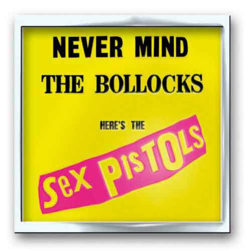 Sex Pistols Never Mind The Bollocks Pewter Pin Badge Front