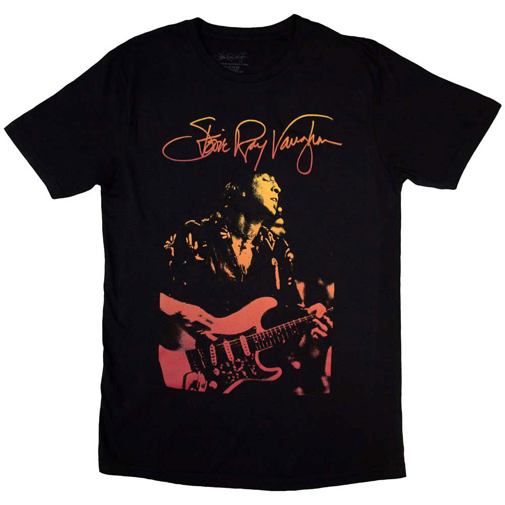 Stevie Ray Vaughan Signature T-shirt Front