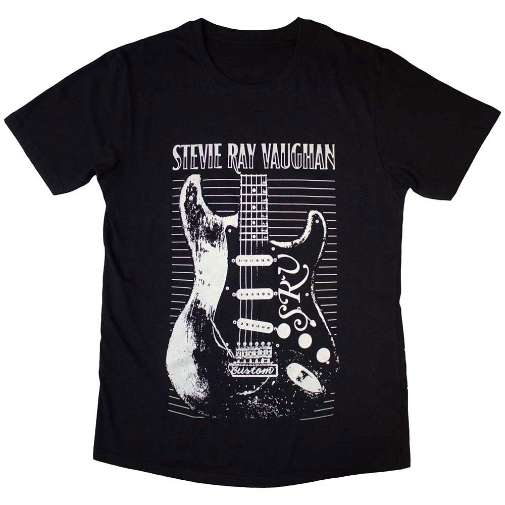 Stevie Ray Vaughan Guitar T-shirt Front