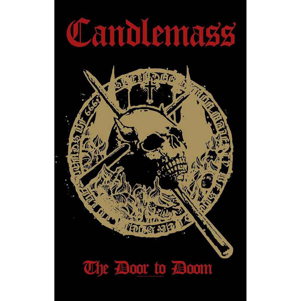 Candlemass The Door To Doom Poster Flag Front