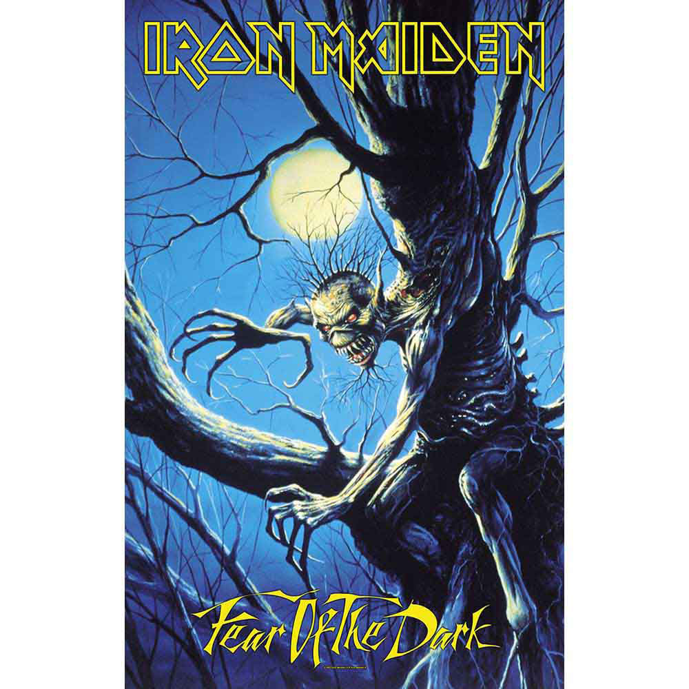 Iron Maiden Fear Of The Dark Poster Flag Front