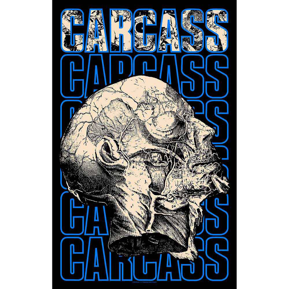 Carcass Necro Head Poster Flag Front