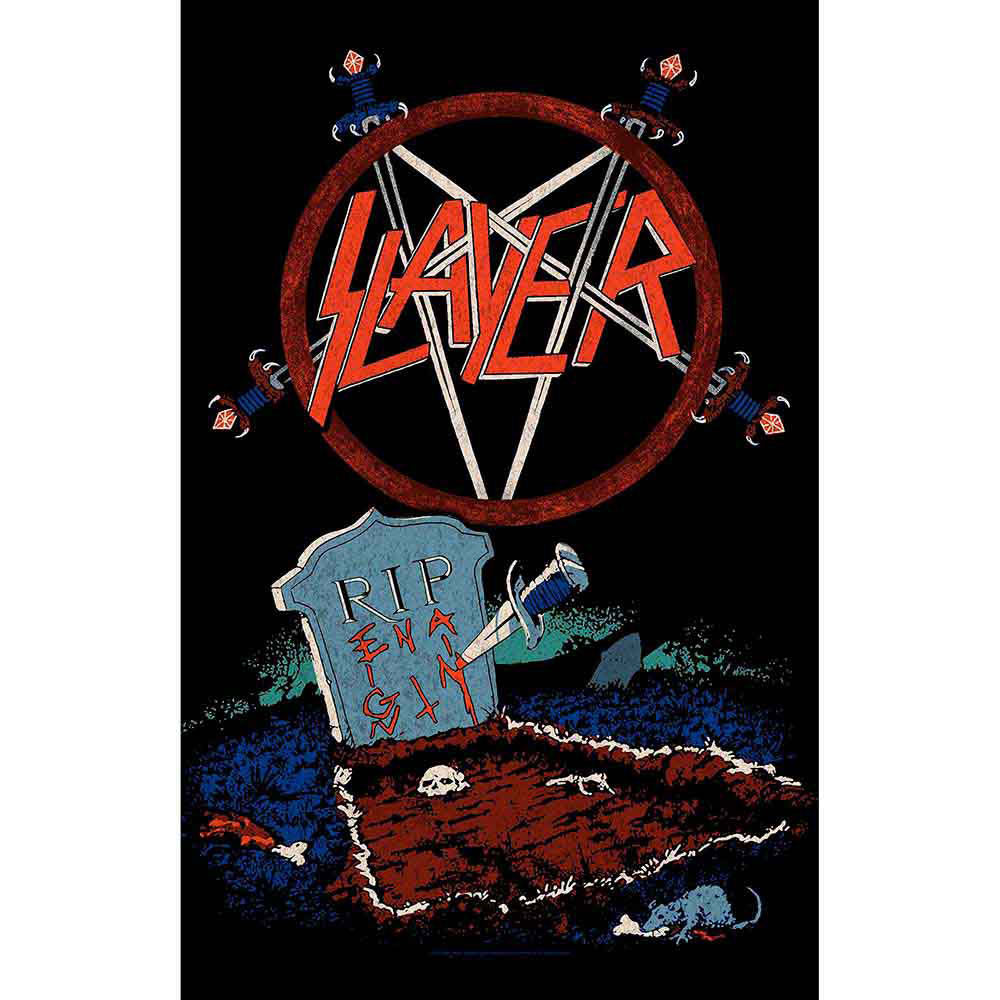 Slayer Reign In Pain Poster Flag Front